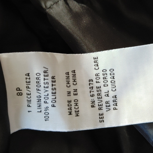 Julian Taylor New York Black Dress Sz 8P Fit & Flare Jeweled Bodice Euc - Picture 8 of 8